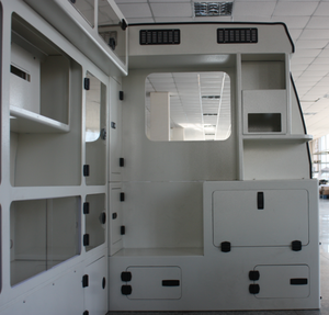 Cloison de séparation pour ambulance en aluminium ABS pour fourgon Sprinter - Product Image 2