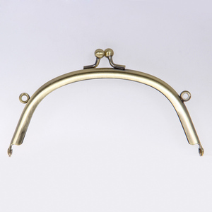 Vintage 8,5/10,5/12,5/15/20 CM Semicírculo Metal Bead Kiss Bronce Coser Marco Bolsa Cierre para Monedero Hardware Bolso de mano Accesorios - Product Image 3