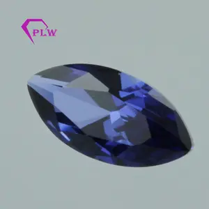 #34 Sapphire Blue Synthetic Corundum Marquise Stone