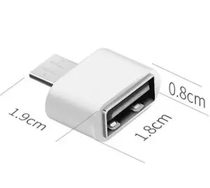 Adaptador Micro USB OTG 2,0, convertidor, adaptador colorido