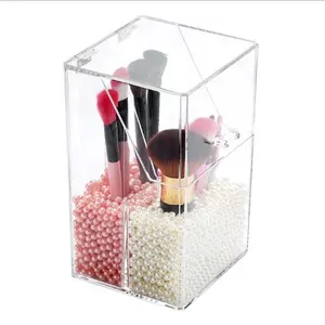 Meilleure vente ensembles de maquillage transparents boîte de cosmétiques boîte de rangement pour pinceaux de maquillage en acrylique