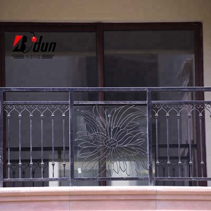 Grille de fenêtre en fer décorative pour balcon, <span class=keywords><strong>garde</strong></span>-<span class=keywords><strong>corps</strong></span> en fer forgé sur mesure - Product Image 2