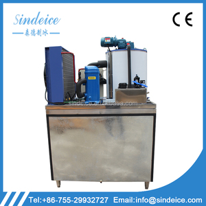 2016 OEM nuevo modelo 1 T/Día Sindeice máquina de hielo En Escamas fabricante comercial - Product Image 6