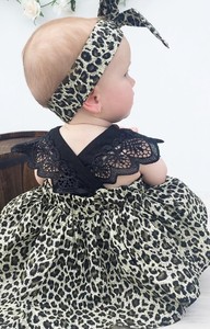 Robe pour bébé fille de 3 ans, nouveau modèle léopard Summer Sister - Product Image 3
