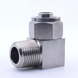 ZG3/8'',O.D 6 mm male thread PU Nylon tube stainless steel y fitting 15mm stainless steel compression fittings ss flanges