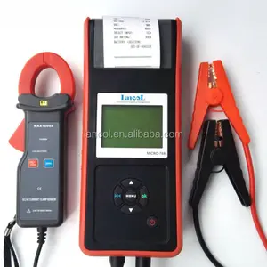 12V Digital Car Battery Tester With Printer LED Screen Multi-Languages MICRO-768A/ SOH SOC CCA IR