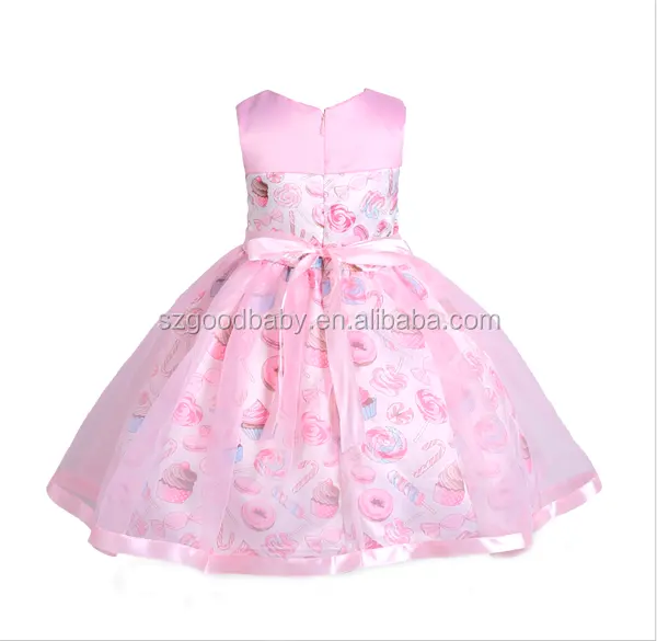 New design baby girls dresses wholesale kids clothes little girl princess dress