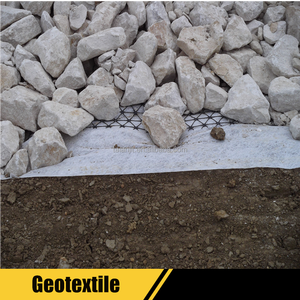 Tissu en <span class=keywords><strong>feutre</strong></span> géoctile non tissé en Polyester polypropylène blanc perforé à l'aiguille pour la Protection côtière - Product Image 6