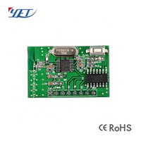 Receptor inalámbrico pequeño superheterodino con decodificador, DC3.3V, 5V, receptor RF de código abierto, receptor 315 433Mhz, 100 metros, 2 unidades