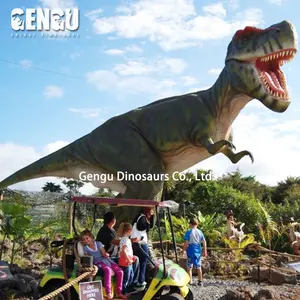 Animatronic dinossauro tiranossauro rex, 15 metros