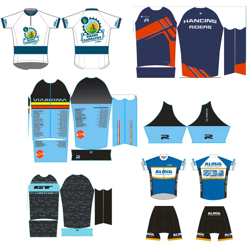 Personalizado ciclismo Jersey transpirable de secado rápido de manga corta bicicleta personalizada Jersey de calidad superior equipo ciclismo jersey fábrica OEM y ODM