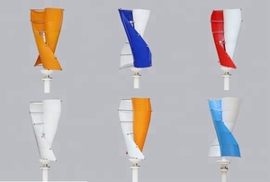 Tốc độ gió khởi động thấp 500w Máy phát điện Vawt Tua bin gió trục đứng - Product Image 3
