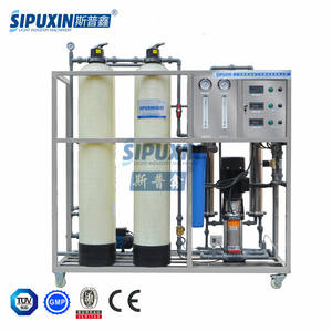 Machine de purification d'eau de puits à haute efficacité Guangzhou Sipuxin, osmose inverse, boîte de vitesses à commande PLC, garantie 1 an - Product Image 2