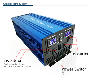 CE aprobado ee.uu. enchufes 3000 W onda sinusoidal pura DC a AC Power inverter car 3000 vatios de potencia del inversor - Product Image 3