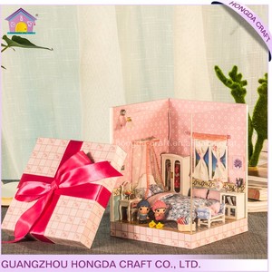 Maison de poupée miniature DIY la plus tendance, cadeaux amusants, idées cadeaux, meubles de maison de poupée miniatures pour enfants - Product Image 4