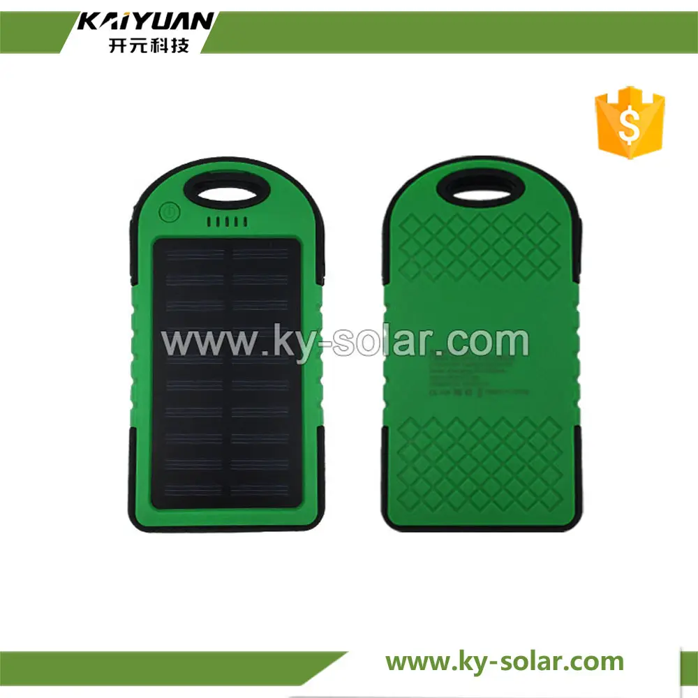 Durable mini tragbare solar power ladegerät für handy notfall