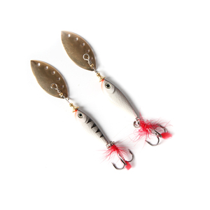 13g 17g 19g 22g di acqua salata piombo pesce esca lungo casting spinner bait lama piuma di coda - Product Image 2