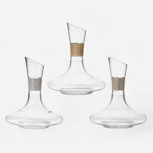 Raymond Verkoop Mode Creatieve Home Decor Kristal Glas Wijn Decanter Met Diamant