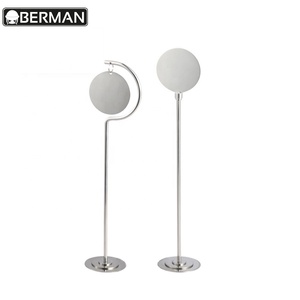 Peralatan katering stainless steel buffet pernikahan nama tag, meja berdiri, bendera meja berdiri - Product Image 4