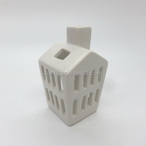 <span class=keywords><strong>Casa</strong></span> colorida forma De Cerámica titular de la vela candelita - Product Image 3