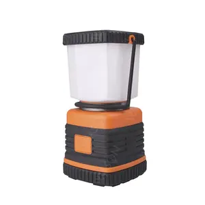 Most powerful 1000 lumens glare camping led light D size battery operated portable led camping lantern lamp with handle and hook