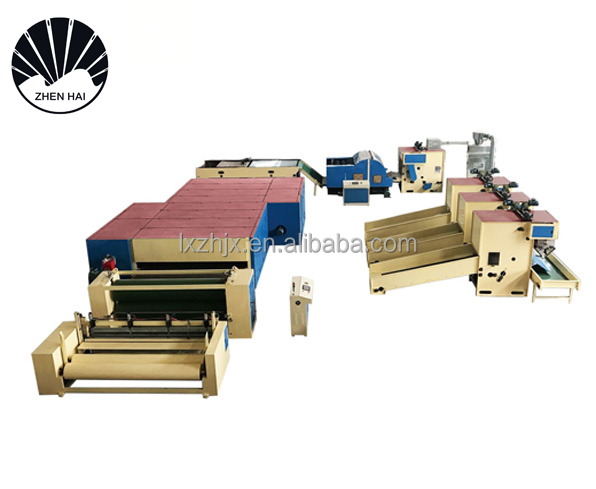 WJM-2 нетканые одеяло одежда синтепоне "Интерлайн" вата производственная линия ZHENHAI