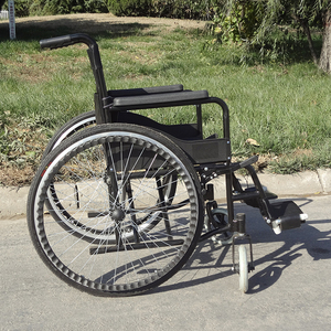 Atención médica respaldo alto pacientes aluminio silla plegable al aire libre - Product Image 5