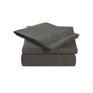 <span class=keywords><strong>Bonne</strong></span> <span class=keywords><strong>Qualité</strong></span> En Gros <span class=keywords><strong>Pas</strong></span> <span class=keywords><strong>Cher</strong></span> Prix Couleur Unie Microfibre Drap De Lit Pour Hôtel Utilisé/ensemble de <span class=keywords><strong>draps</strong></span> de lit de mariage - Product Image 3