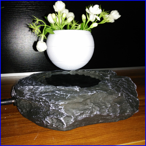 Levitando bonsai árbol de aire interior con plantas verdes - Product Image 3