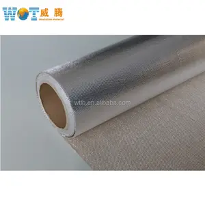 E-Glass Aluminum foil coated fiber glass fabric aluminum coated glass fiber