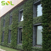 Jardinière murale verticale, boîte à plantes en feutre, équipement hydroponique, mur vert modulaire