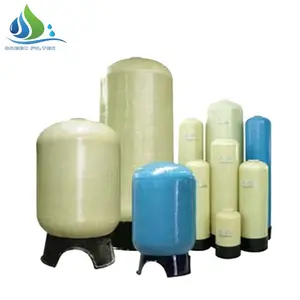 Fiber Glass Water Treatment Tanks 0835 Top Open FPR Water Filter Tank For Industrial RO System