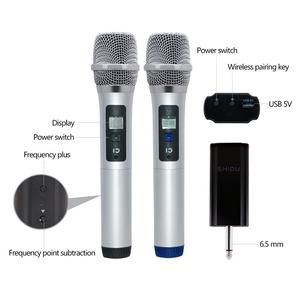 40 canal UHF de micrófono inalámbrico de mano para la Iglesia y <span class=keywords><strong>Karaoke</strong></span> <span class=keywords><strong>en</strong></span> casa - Product Image 2