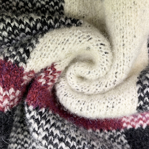 <span class=keywords><strong>Cardigan</strong></span> maglione Vintage oversize <span class=keywords><strong>con</strong></span> <span class=keywords><strong>cappuccio</strong></span> a quadri da <span class=keywords><strong>donna</strong></span> <span class=keywords><strong>con</strong></span> Design a bavero e grande taschino taglie lunghe - Product Image 4