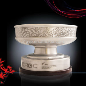 Gran noble de estaño puro copa del mundo, el deporte trofeo de la copa, de metal de recuerdos - Product Image 1