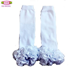 Knee High Baby <strong>Socks</strong> Cotton Triple Ruffle Tights <strong>Leg</strong> <strong>Warmers</strong> Solid White Kids Girls Icing Ruffle Boot <strong>Socks</strong> - Product Image 5