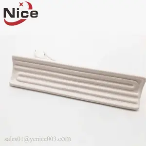 Elektrikli kızılötesi seramik ısıtıcı 245*60 düz 650 watt 230 VAC