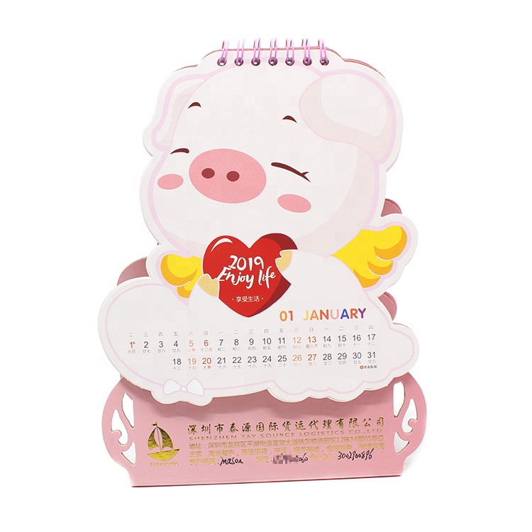 Оптовая продажа, бумажный ежемесячный и еженедельный дизайн логотипа, офисный календарь для офисного стола