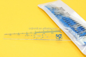 Nouvelles 30 pièces de jauge d'épaisseur en plastique ABS bleu et transparent de haute précision, longueur 70 <span class=keywords><strong>mm</strong></span>, 0,05 à 1,5 <span class=keywords><strong>mm</strong></span> - Product Image 5