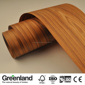 ¡ Venta caliente!! Corte plano Corona Morado Santos Rosewood Recomponen Chapa de Madera para el Suelo y La Puerta Piel - Product Image 2