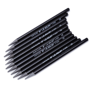 LEADUR Set di Matite per Disegno e Schizzo di Alta Qualità <span class=keywords><strong>4B</strong></span> 6B Matite in Grafite Senza Legno Nere per Ufficio e Scuola - Product Image 2