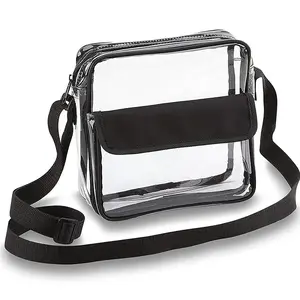 Borsa a <span class=keywords><strong>tracolla</strong></span> a <span class=keywords><strong>tracolla</strong></span> Messenger borsa a <span class=keywords><strong>tracolla</strong></span> trasparente in PVC trasparente con cerniera impermeabile per <span class=keywords><strong>cellulare</strong></span> - Product Image 1