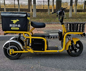 Vente en gros usine : Véhicule de livraison de repas à trois roues électrique pour la livraison à emporter - Product Image 3