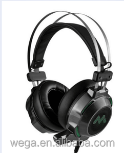 Gamer Baja Desain Modern RGB Led 2.0 Stereo Bass Suara Baik Virtual <span class=keywords><strong>7.1</strong></span> Ponsel PC Kabel Headphone Combo - Product Image 5