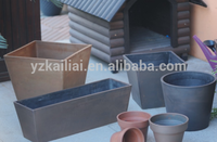 Pot de fleur carré décoratif, pour jardin, patio d'extérieur, nouveaux pots pour plantes, moule en béton, boîte de plantation