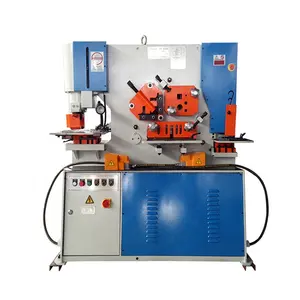 China q35y20 Angle Steel Channel Iron Cutting Machine metal hole punch and shear Universal Hydraulic mini iron worker machine