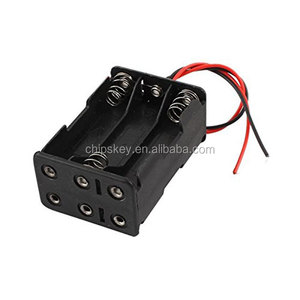 #<span class=keywords><strong>24198</strong></span> Soporte de batería 6AAA con cables BH463 Accesorio electrónico Soporte de batería de 9V - Product Image 1