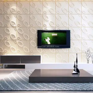 Papel tapiz de revestimiento de pared moderno impermeable, paneles de pared 3d, yeso