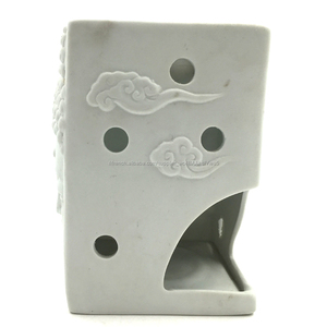 2018 nouveau design carré bouddha texturé blanc mat en céramique brûleur à mazout sur la <span class=keywords><strong>promotion</strong></span> - Product Image 3