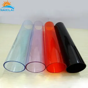 NAXILAI Professional Manufacturer 6 Inch Diameter Acrylic Tube 300Mm Diameter Acrylic Orange Tube Test Tubes Acrylic with Polish